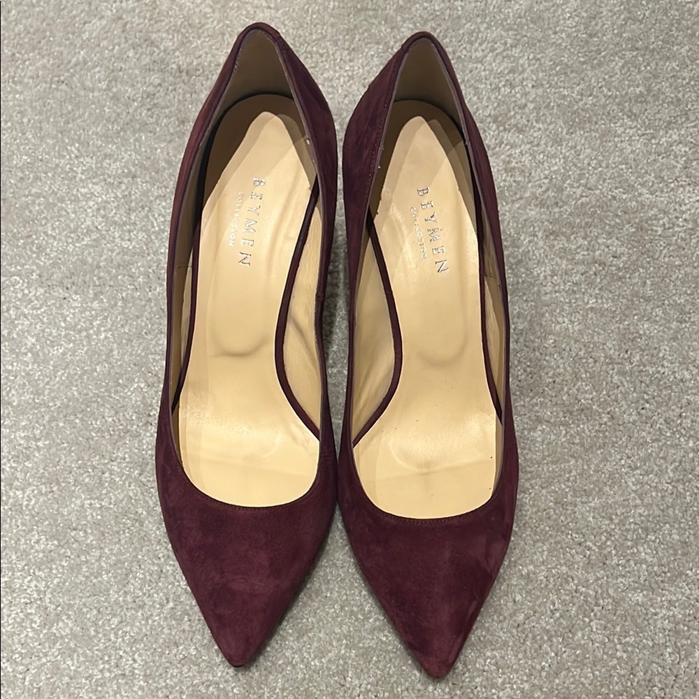 Beymen Purple Heels Elegant Suede Pumps